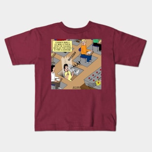 Teachers with Trap Doors Kids T-Shirt